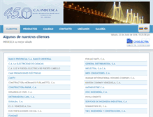 Tablet Screenshot of induesca.com